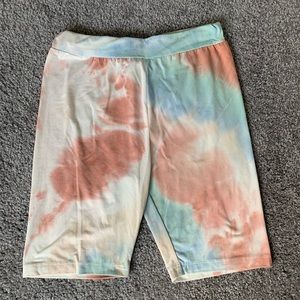 Tie-dye Biker Shorts